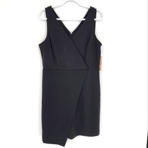 Nanette Lepore NWT Little Black Dress Back Zip V-Neck 12